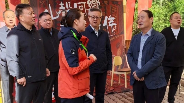 石培文董事長調(diào)研蘭州石佛溝生態(tài)旅游示范區(qū)項目建設(shè)及景區(qū)運營工作